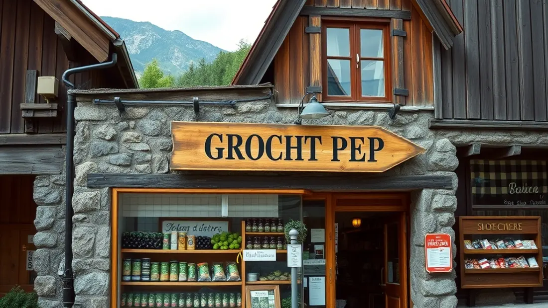 L’épicerie du village : les commerces qui tiennent encore.