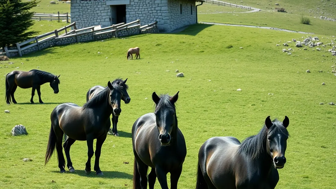 Découvrez le cheval de Merens, symbole des Pyrénées : illustration 1