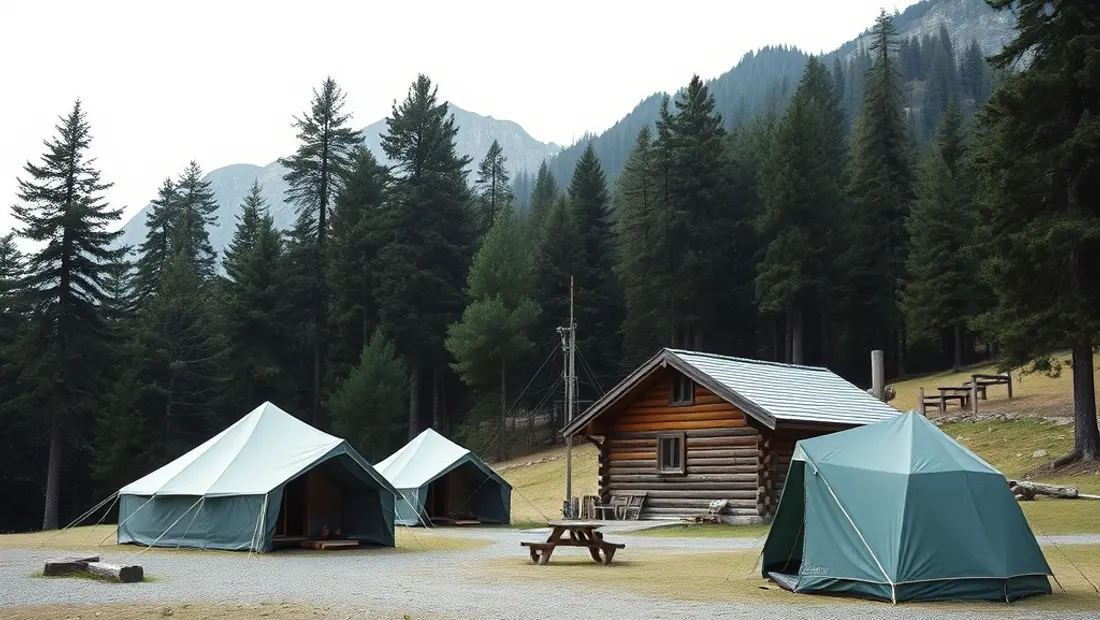 Camping à mérens-les-vals : illustration 1