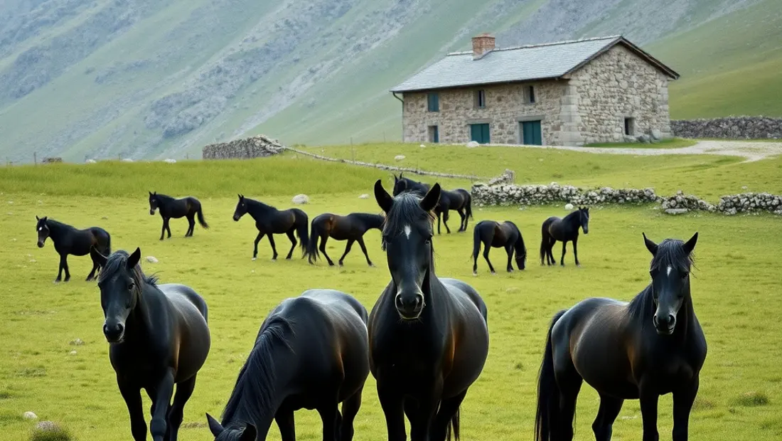Cheval de mérens en ariège : illustration 1