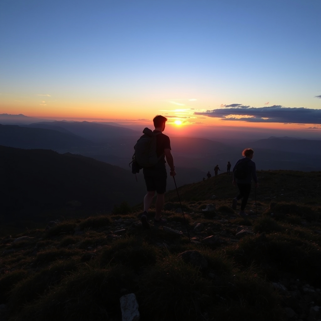 découvrez une randonnée inoubliable au coucher de soleil à montségur, profitez de vues panoramiques et d'une atmosphère paisible au cœur de la nature.