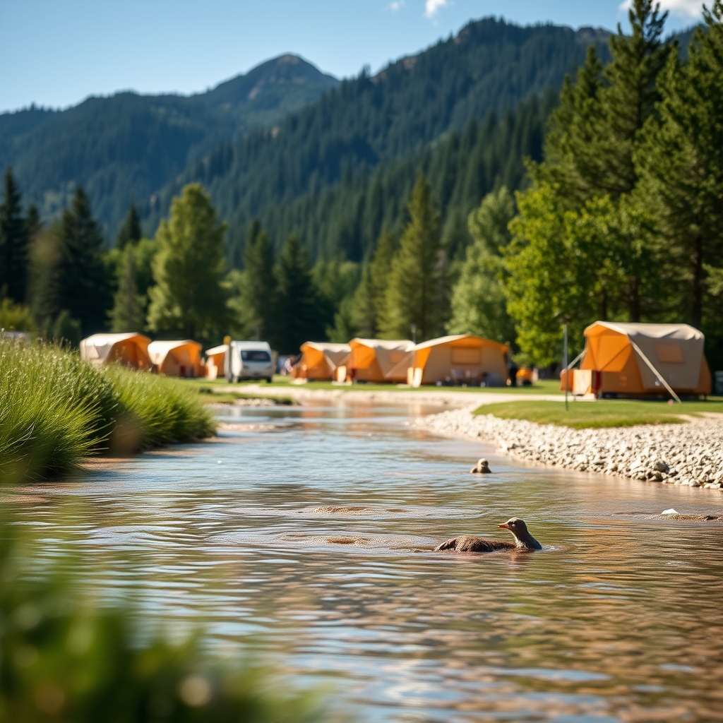 Ouverture et Réservation des Campings · camping fougax et barrineuf